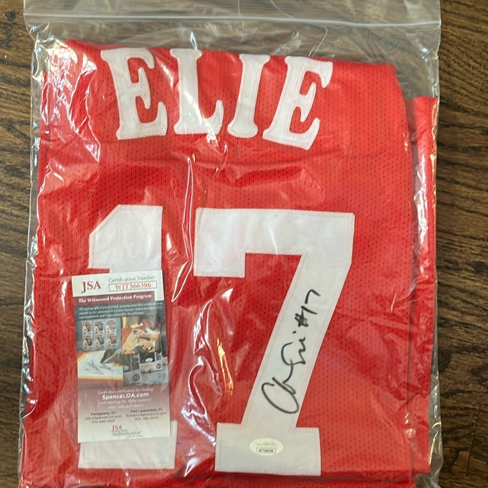 Rockets Mario Elie signed jersey